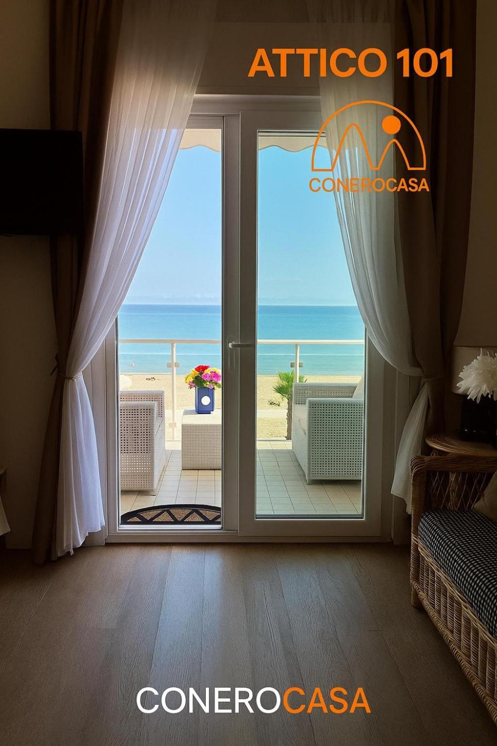 Conero Casa - Marcelli Di Numana In Via Litoranea 101 Sul Mare Vista Spiaggia Con Parcheggio Esclusivo Eksteriør billede