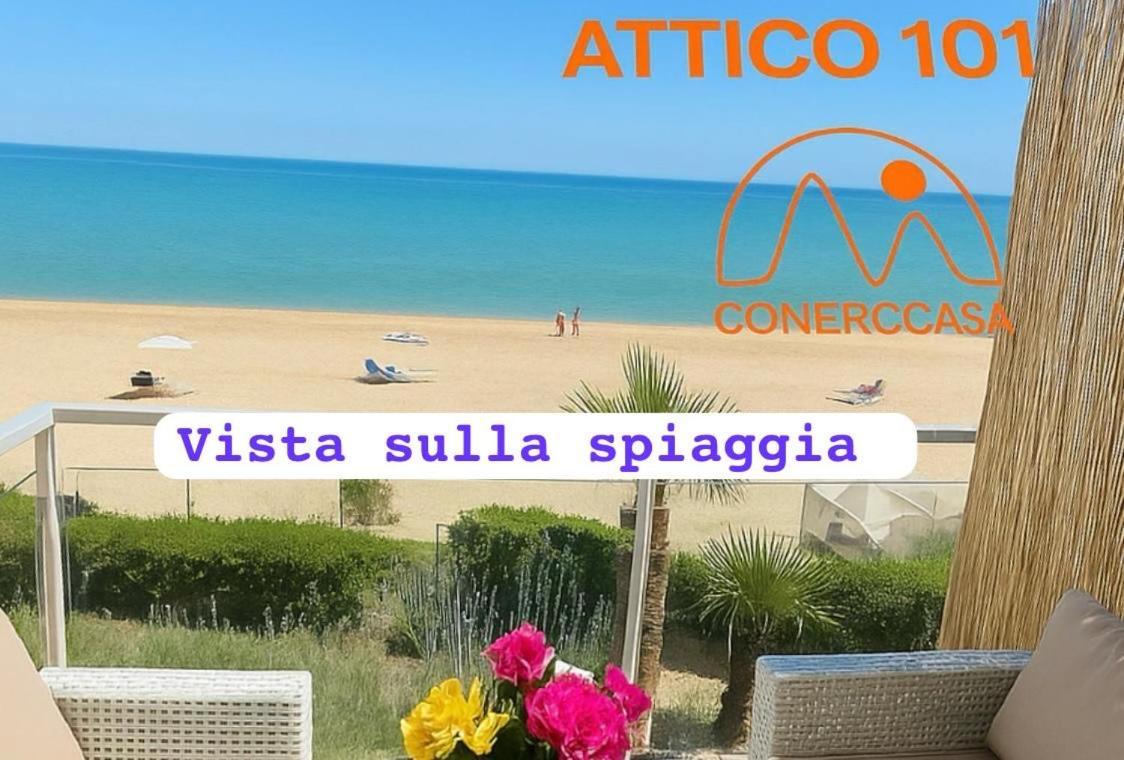 Conero Casa - Marcelli Di Numana In Via Litoranea 101 Sul Mare Vista Spiaggia Con Parcheggio Esclusivo Eksteriør billede